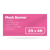 2ft x 4ft Mesh Banner - Mesh Banner - UK Banner Printing - 1