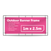 1m x 2.5m Outdoor Banner Frame - Outdoor Banner Stand - UK Banner Printing - 1