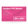 6ft x 10ft Outdoor PVC Banner - Outdoor PVC Banner - UK Banner Printing - 1