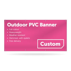 PVC Banner (Custom) - Outdoor PVC Banner - UK Banner Printing - 1