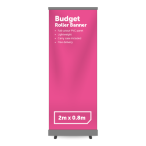 Next Day Budget Roller Banner